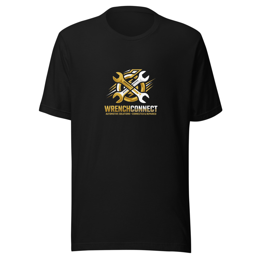 WrenchConnect Logo Tee Official Printful Preview